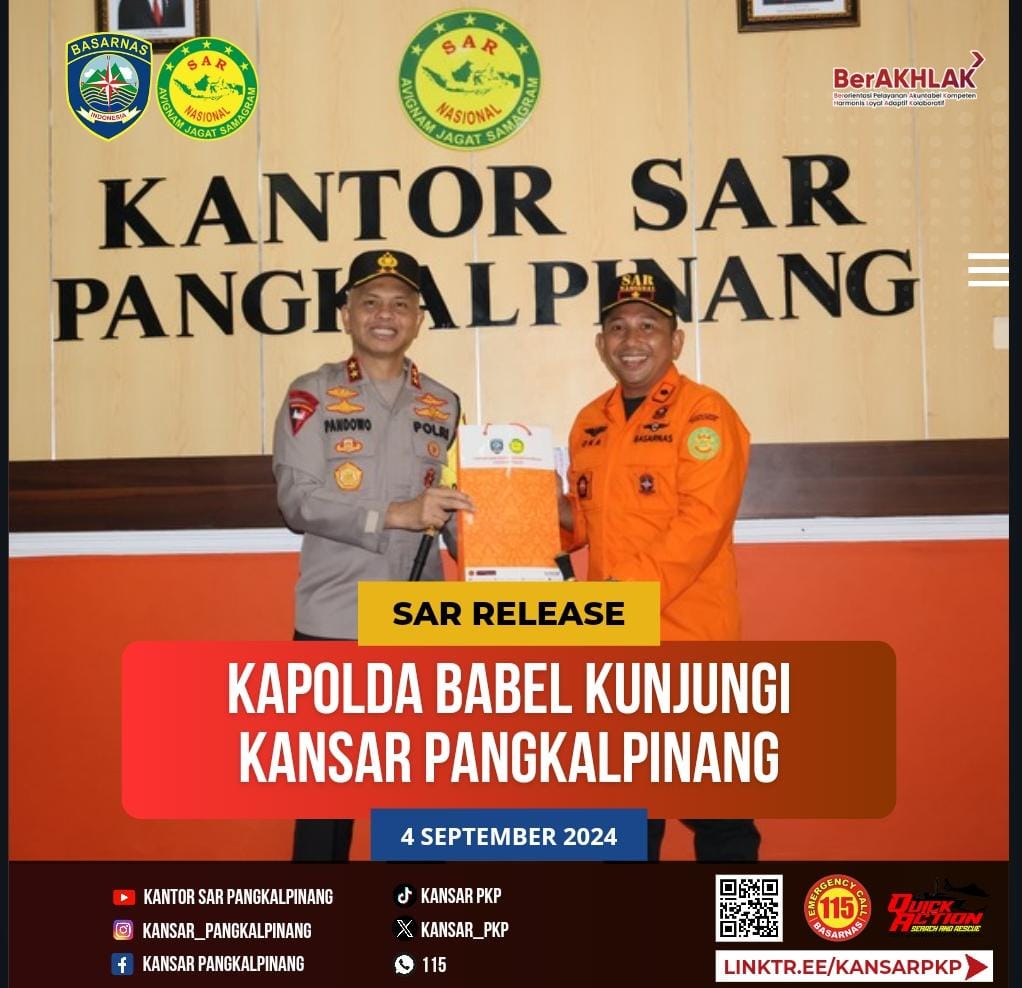 KAPOLDA BABEL KUNJUNGI KANSAR PANGKALPINANG