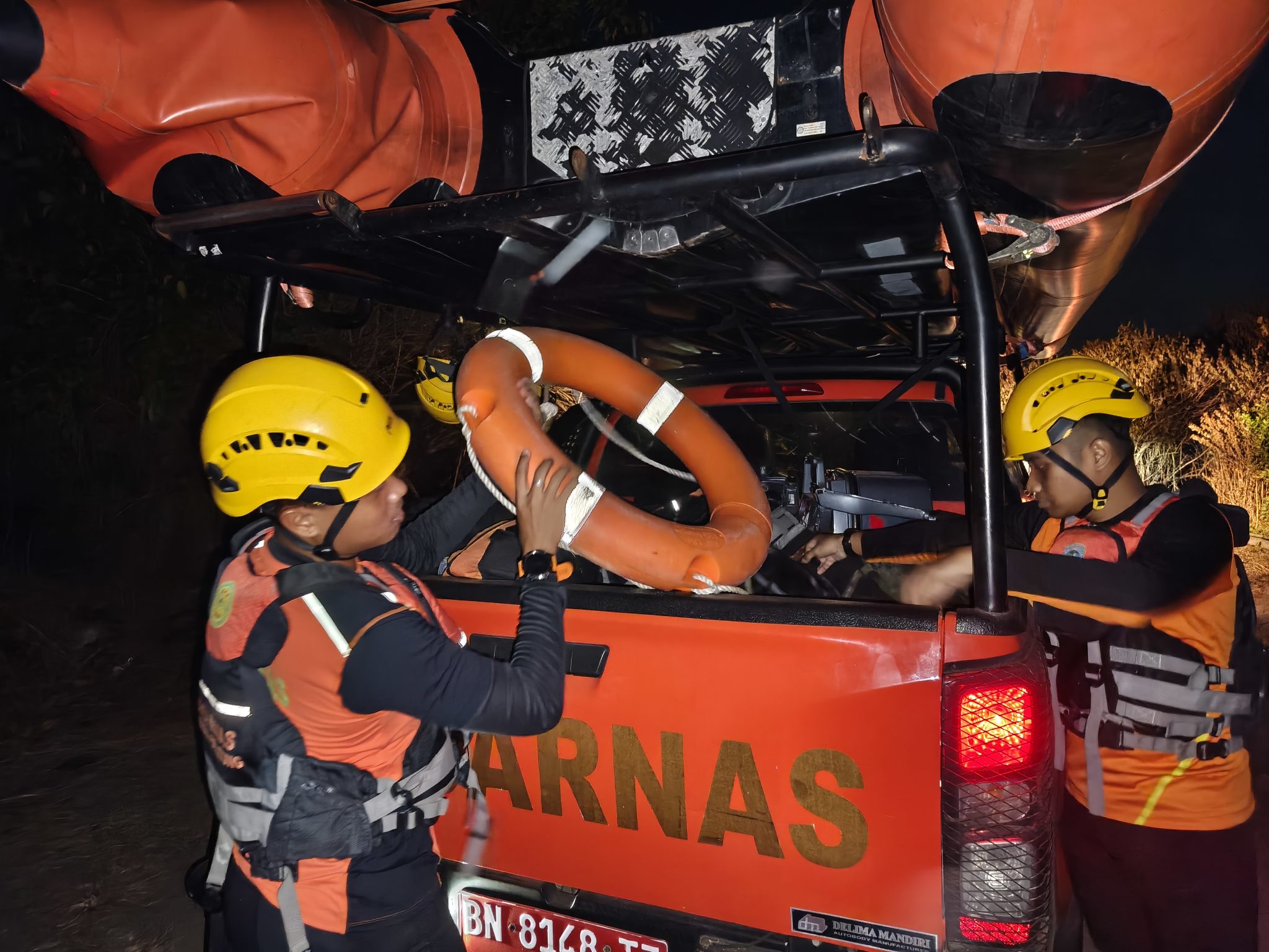Tim SAR Gabungan Lakukan Pencarian Nelayan Hilang di Perairan Lubuk Besar Bangka Tengah